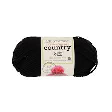 cleckheaton country 8 ply black