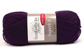 fiddlesticks superb 8 ply violet