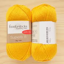 fiddlesticks superb 8 ply yellow