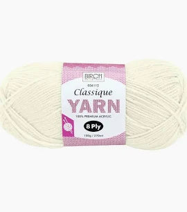 Birch print yarn ivory