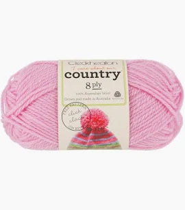 cleckheaton country 8 ply pink