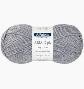 patons aria 12 ply basalt blue